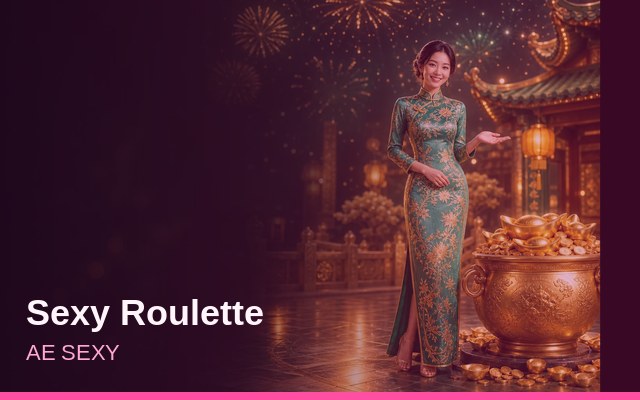 Ảnh minh hoạ bàn Roulette trong sảnh AE Sexy tại EU9